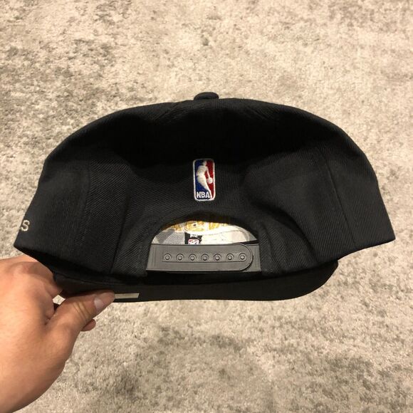 2017 Adidas Golden State Warriors NBA Finals Black Snapback Hat Cap Basketball - Picture 4 of 8